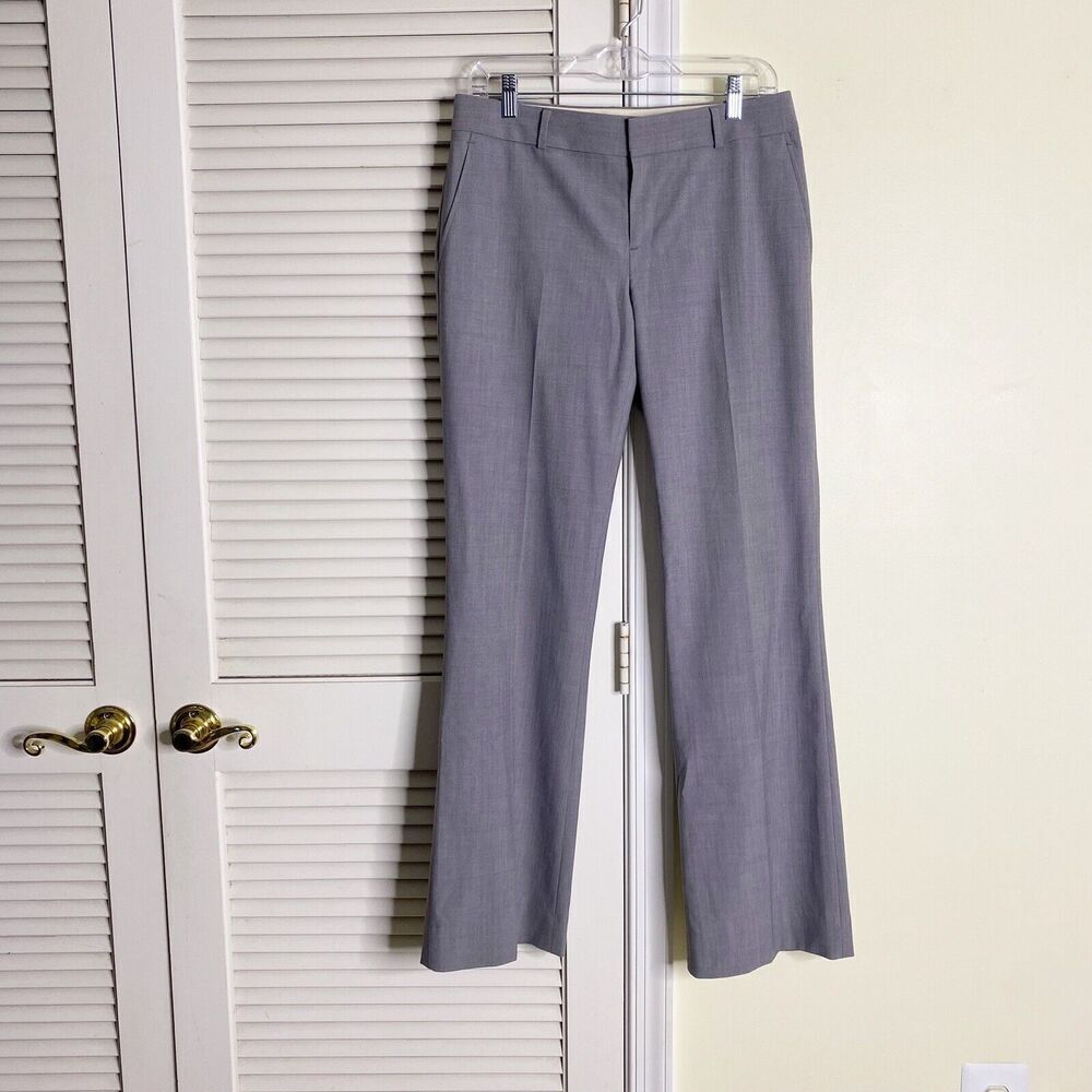 Banana Republic Pants Womens Size 4 Gray The Martin Fit Trousers Business Career